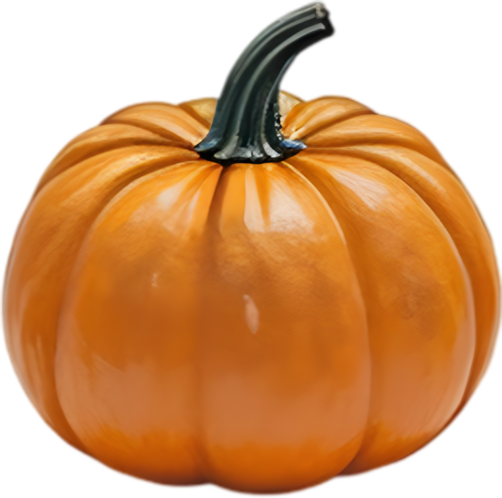 AI generated Pumpkin icon, a close-up painting of a pumpkin. png