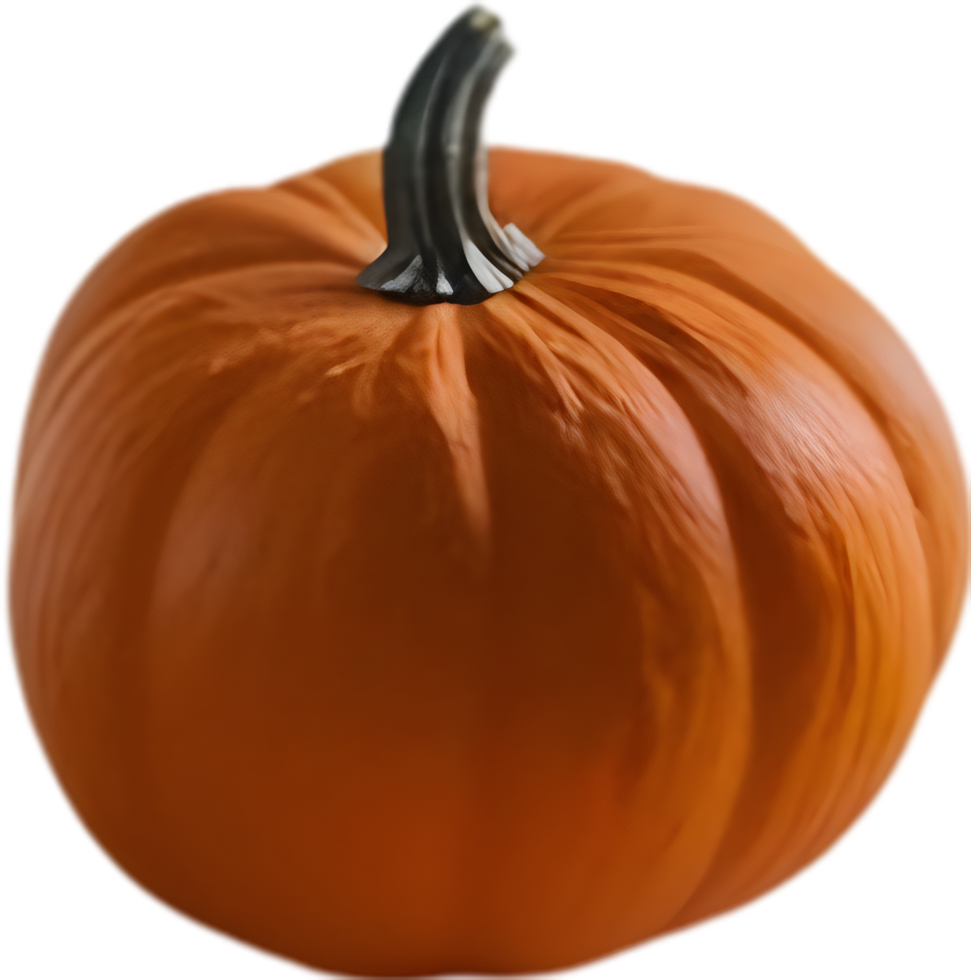 AI generated Pumpkin icon, a close-up painting of a pumpkin. png