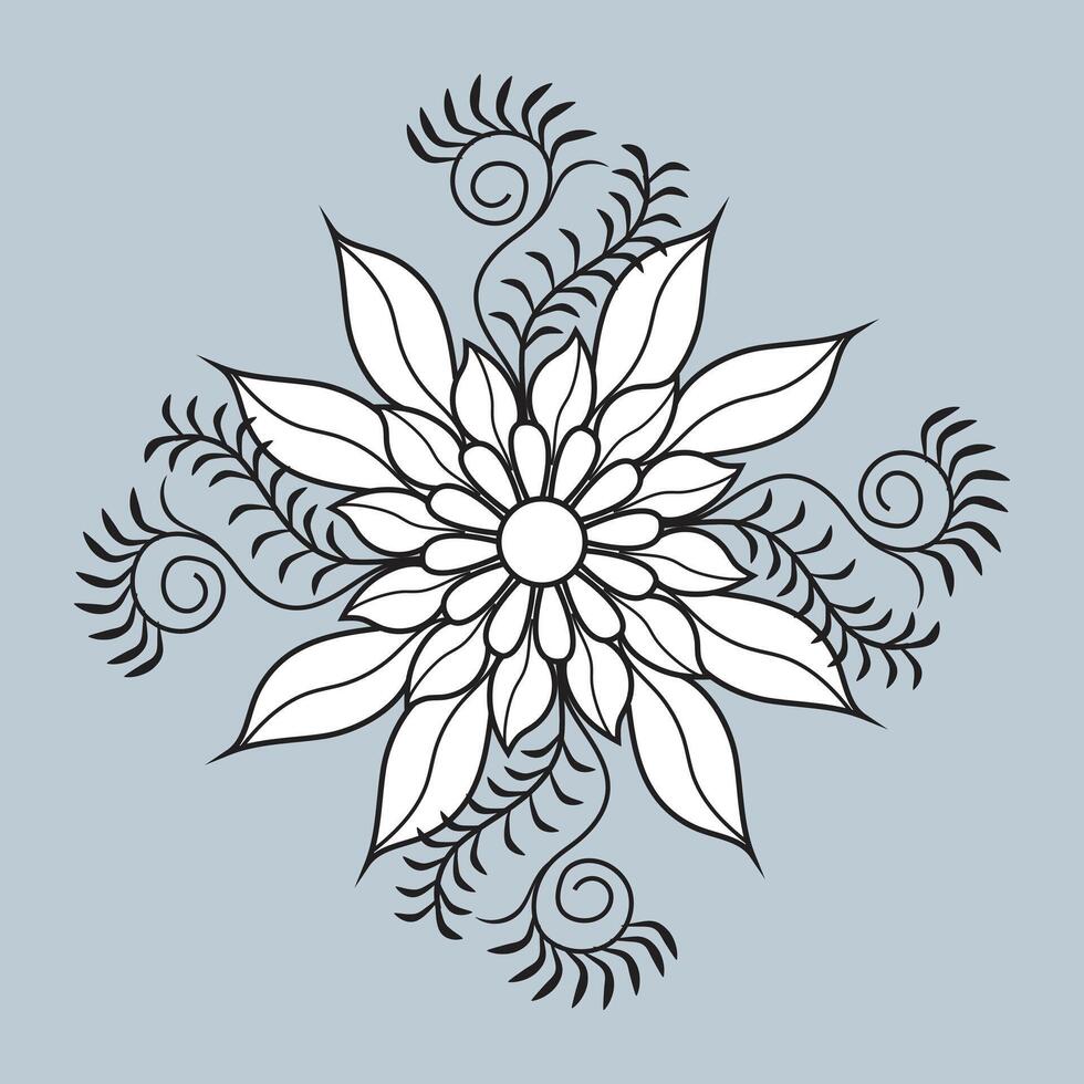 Unique standard luxury flower floral vector eps mandala for free download