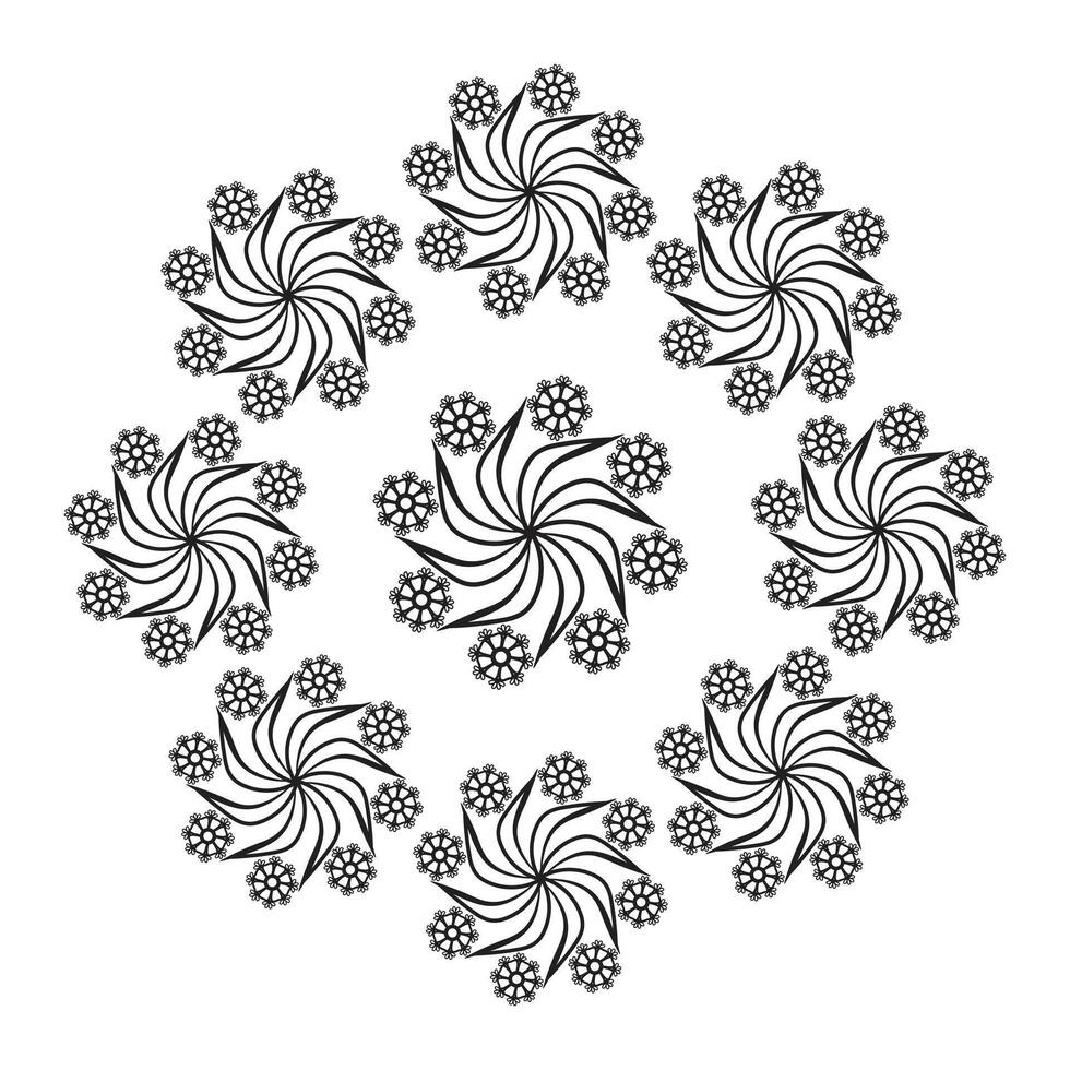 creativo único flor floral vector eps mandala patrones para gratis descargar