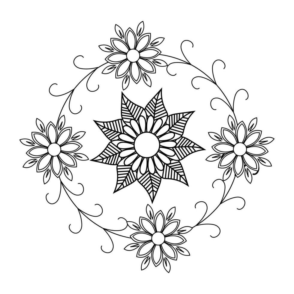 Creative unique flower floral vector eps mandala patterns for free download