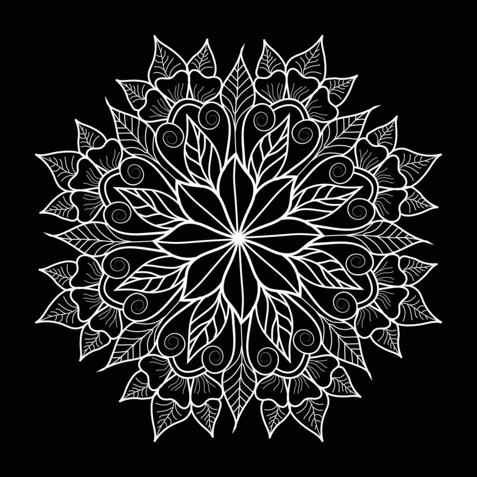 Easy circle mandala unique flower floral vector eps mandala patterns for free download