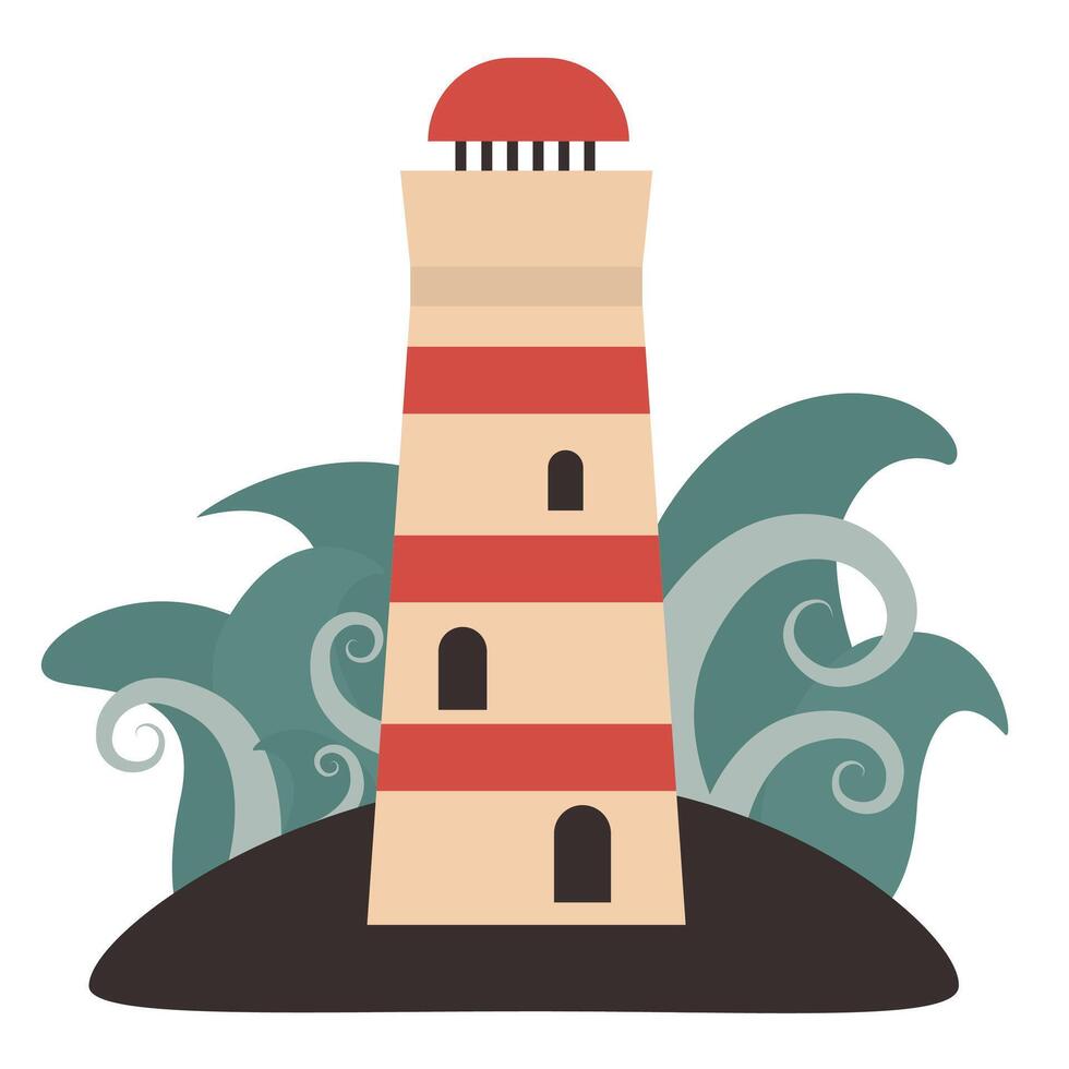 lighthouse vector illustration