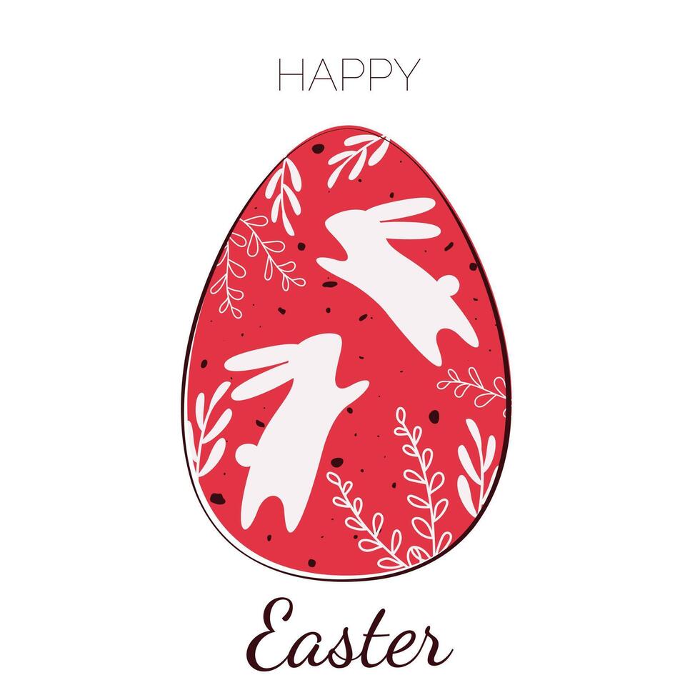 happy easter design vector