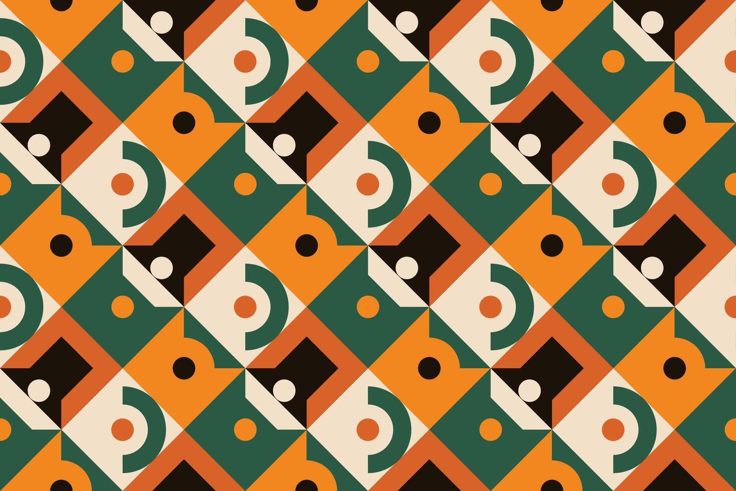 a colorful pattern with a yellow and green design vector