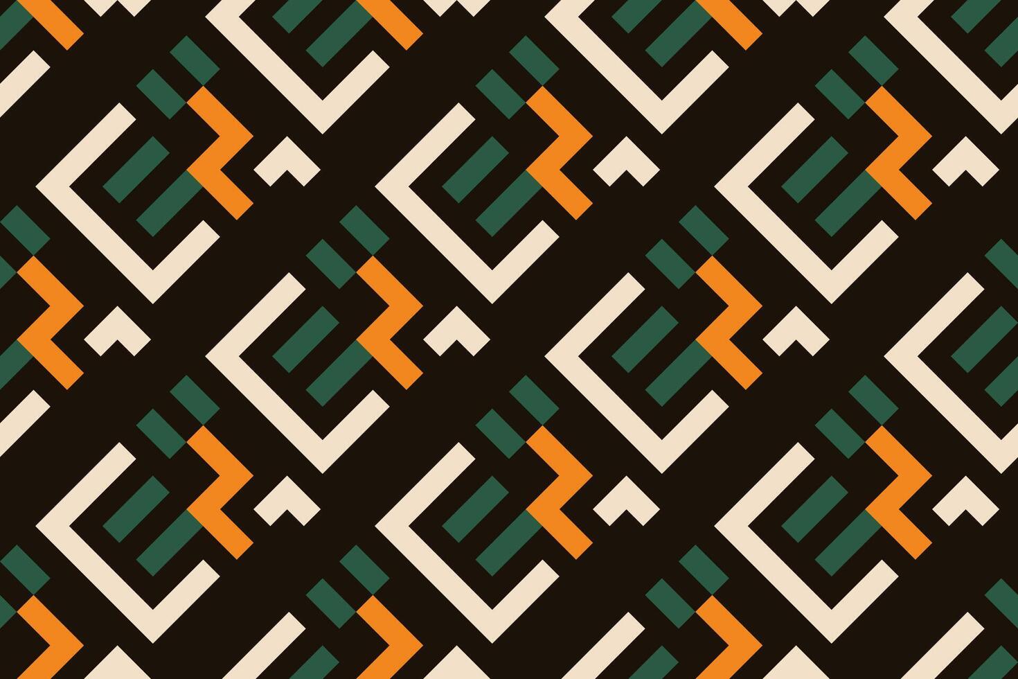 a colorful pattern with a yellow and green design vector