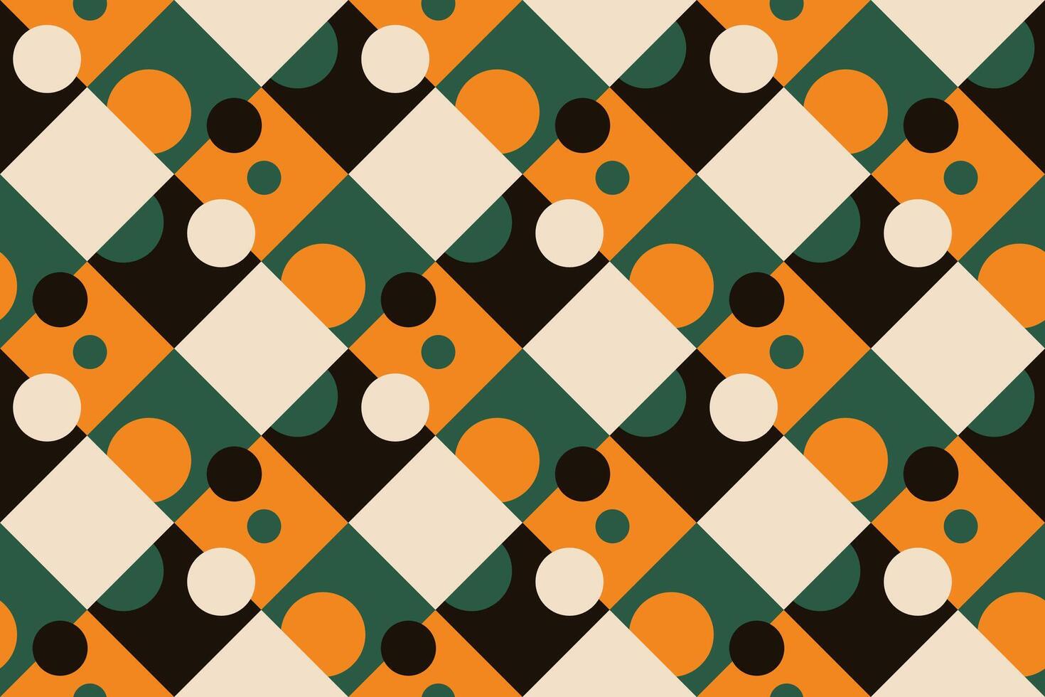 a colorful pattern with a yellow and green design vector