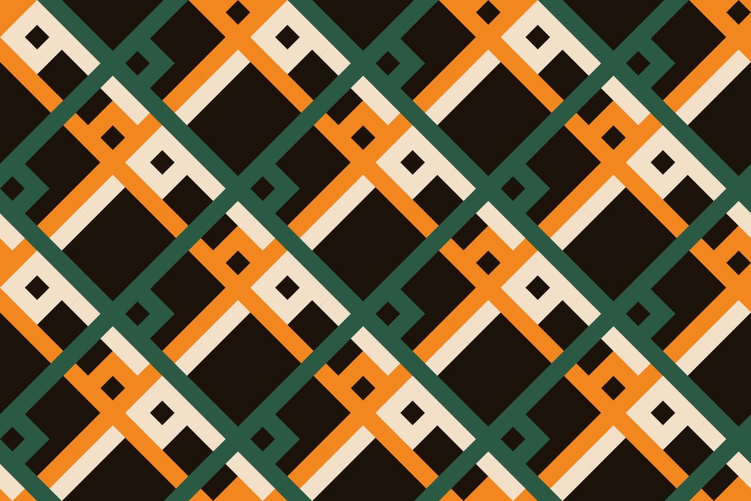 a colorful pattern with a yellow and green design vector