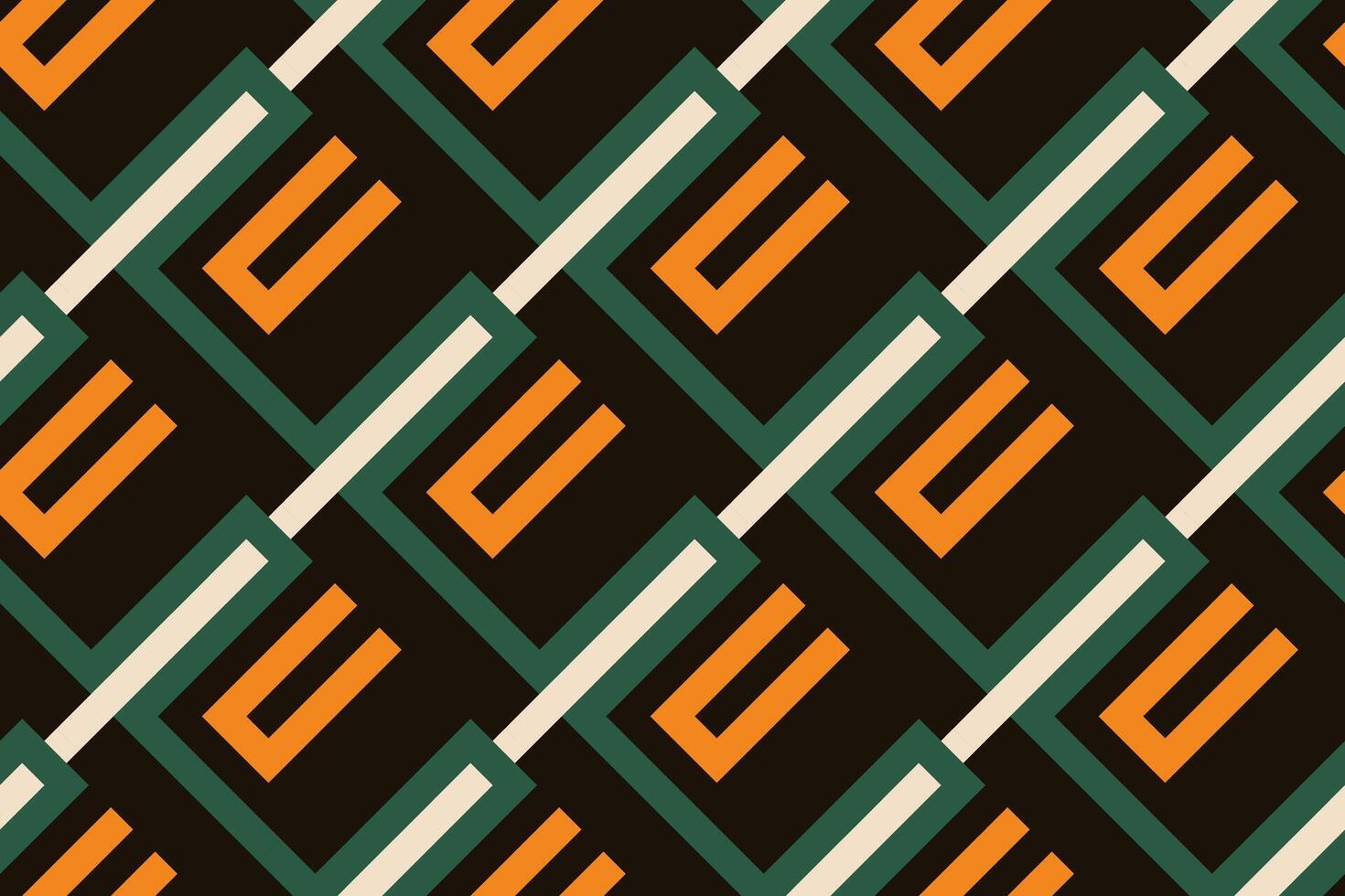 a colorful pattern with a yellow and green design vector