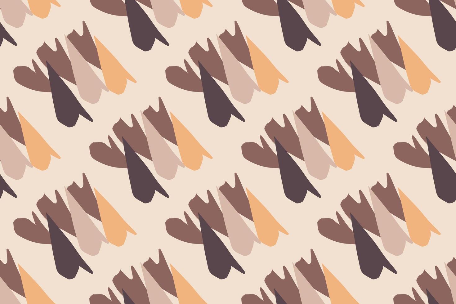 Vector Seamless Abstarct Pattern with brush effect