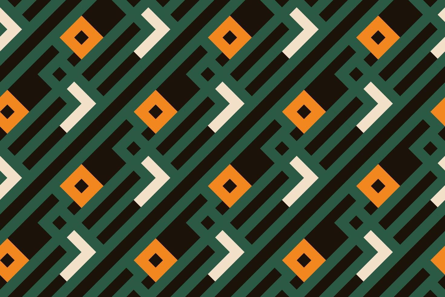 a colorful pattern with a yellow and green design vector