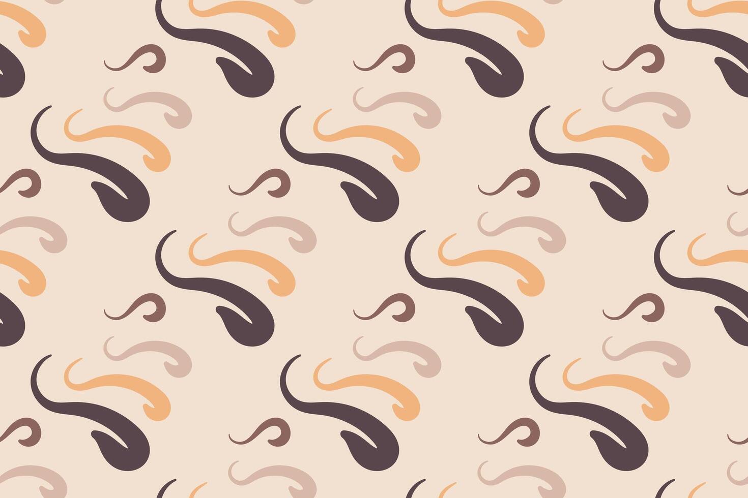 Vector Seamless Abstarct Pattern with brush effect