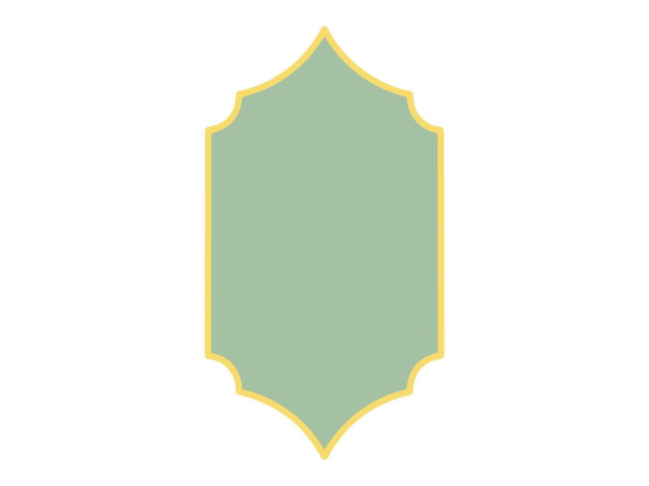 Ramadhan Mubarak Frame Background Illustration vector
