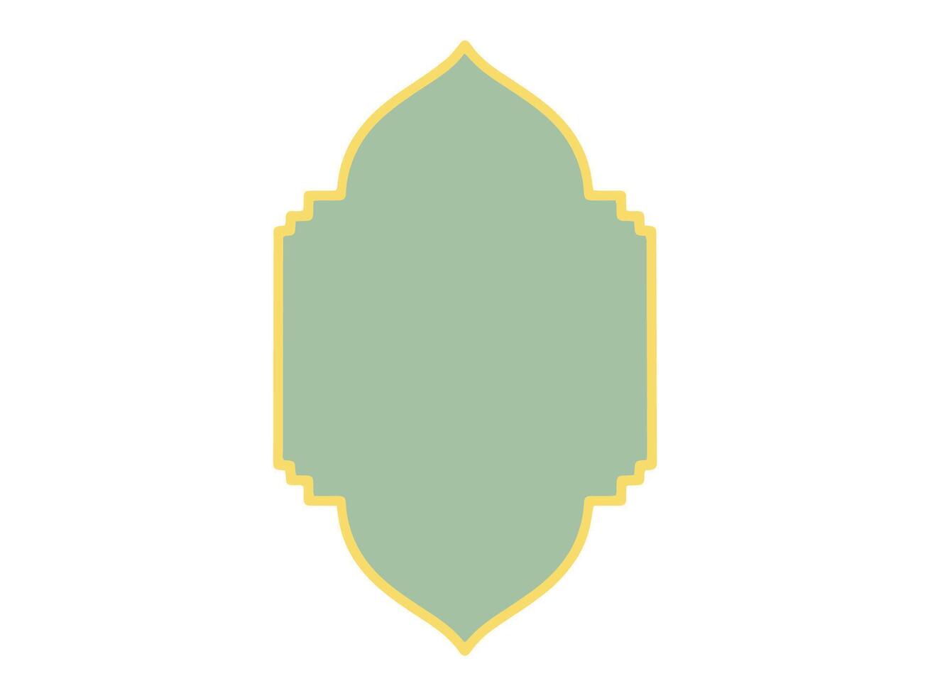 Eid Al Fitr Frame Background vector