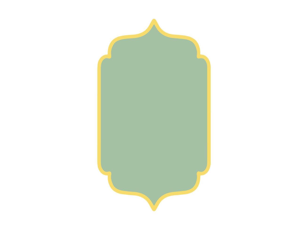 Ramadhan Mubarak Frame Background Illustration vector