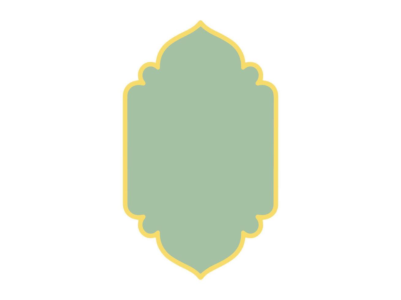 Eid Al Fitr Frame Background vector