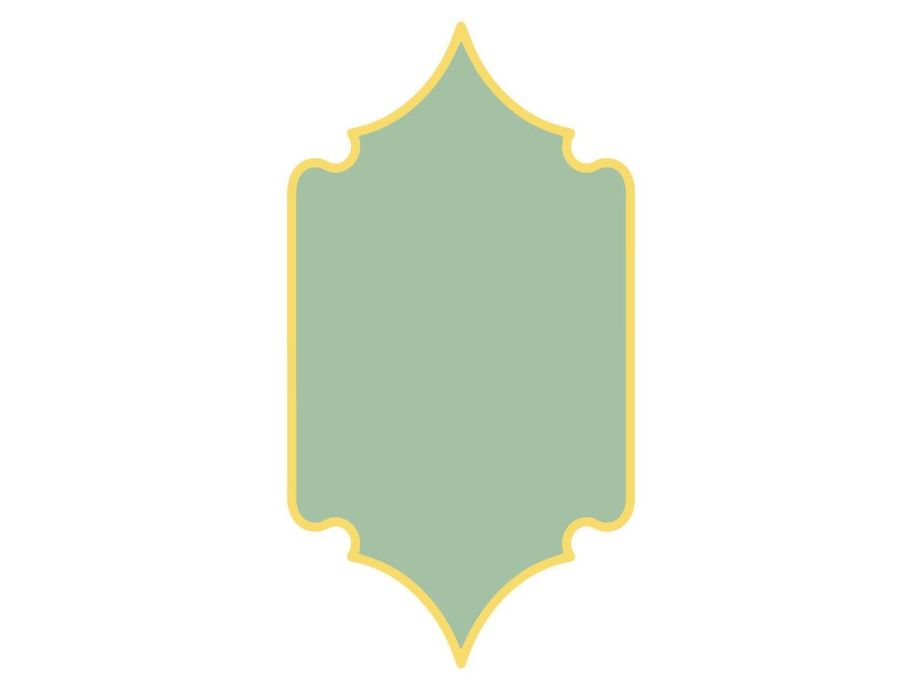 Eid Al Fitr Frame Background vector