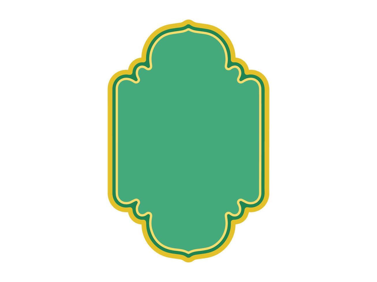 Eid Al Fitr Frame Background vector