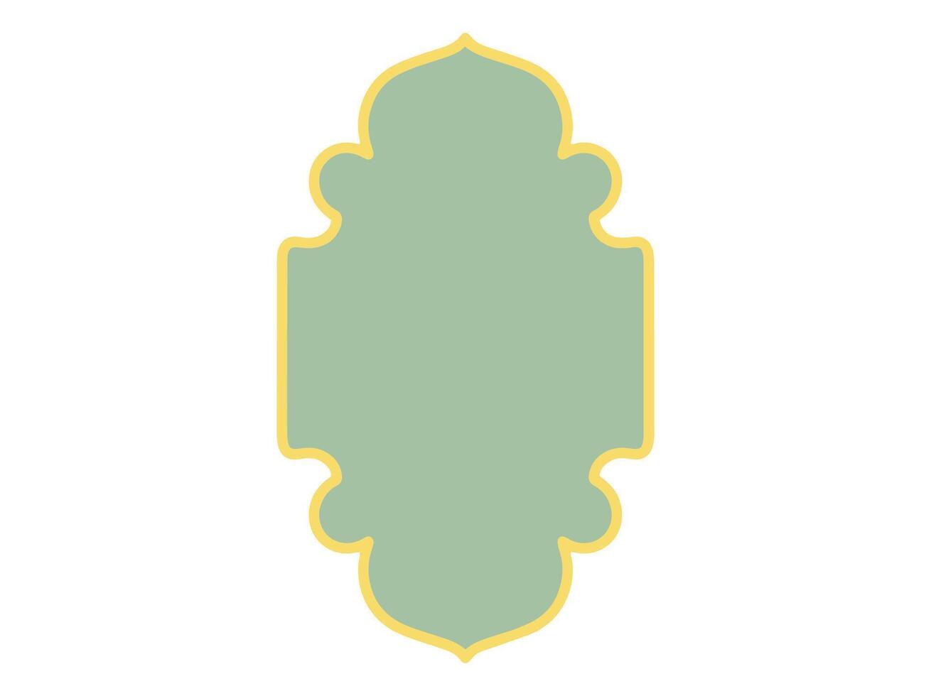 Ramadhan Mubarak Frame Background Illustration vector