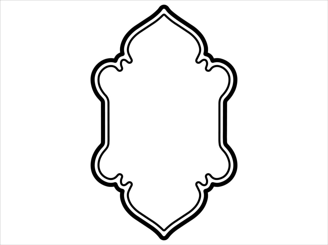 Hand Drawn Frame Eid Al Adha vector