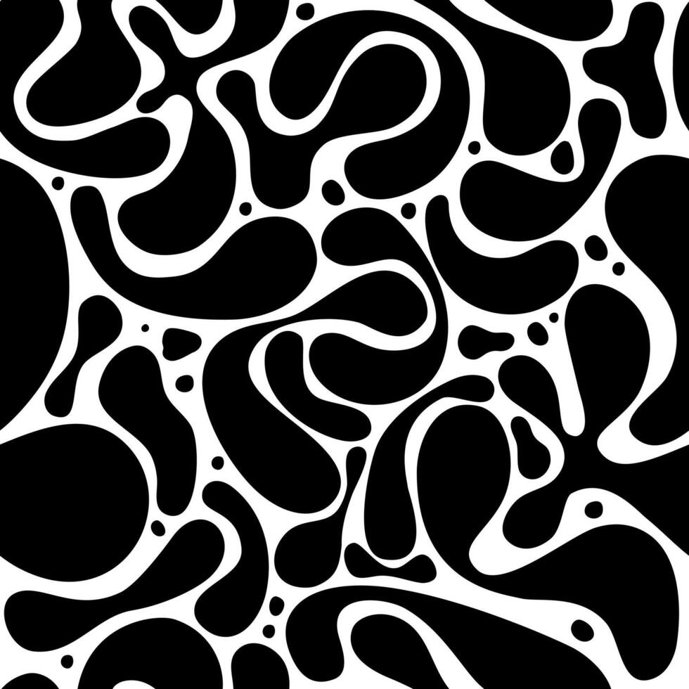 Abstract ink seamless repeat pattern. Vector illustration suitable for prints.