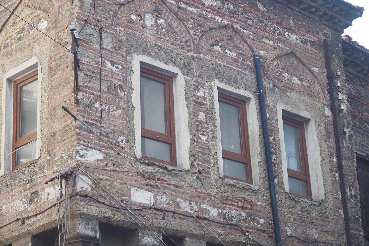 Old abandoned house in turkey. photo