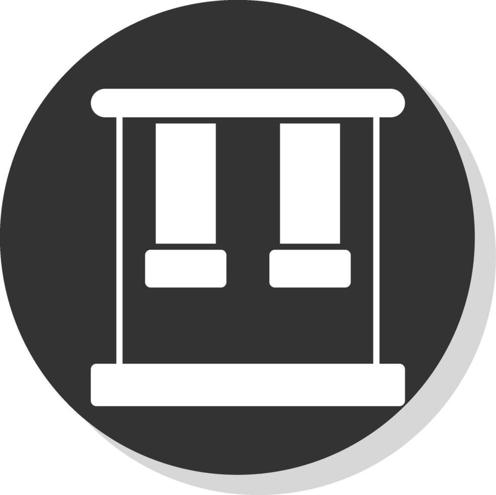 Trapeze Glyph Grey Circle  Icon vector