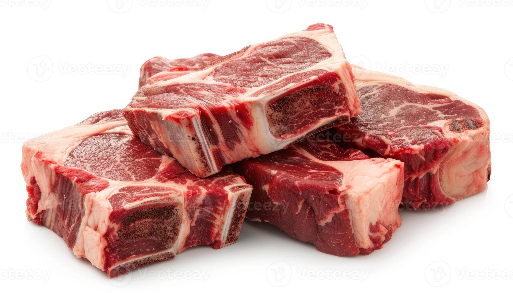 AI generated beautiful beef steak photo