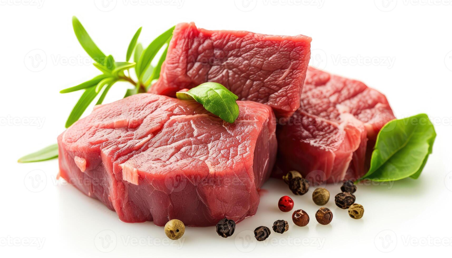 ai generado hermosa carne de vaca filete foto