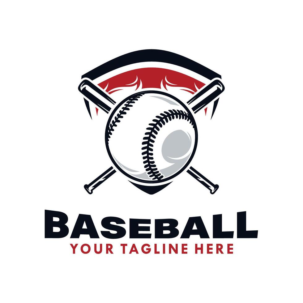 béisbol logo diseño. béisbol emblema y diseño Insignia vector