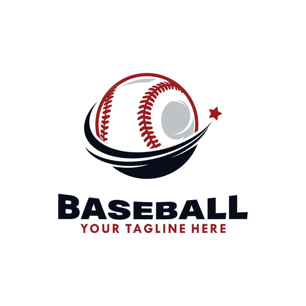 Baseball logo design. Baseball emblem and design badge vector