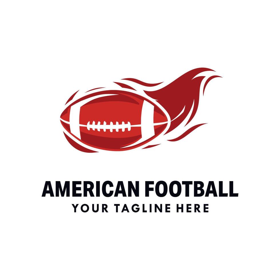 American football logo design. American football emblem and design badge vector