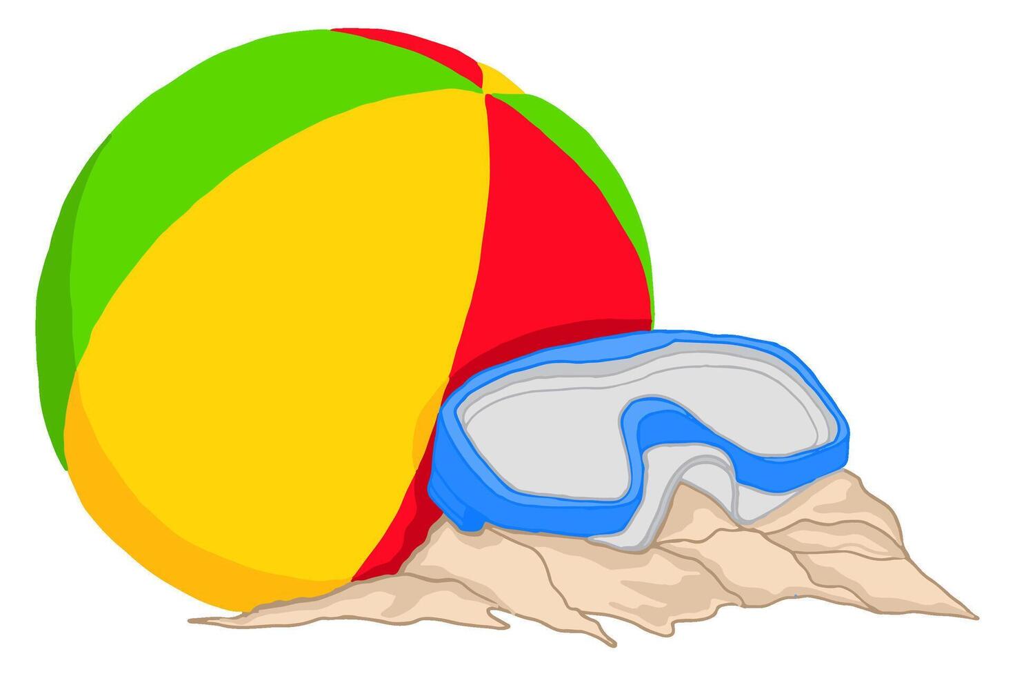 Summer Beach Item Vector