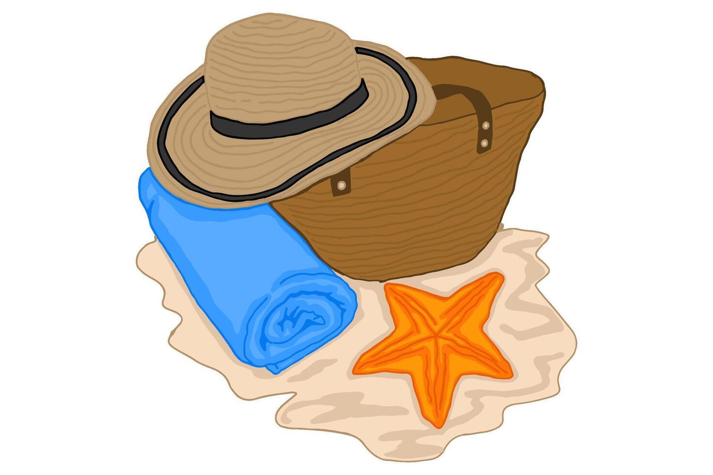 Summer Beach Item Vector