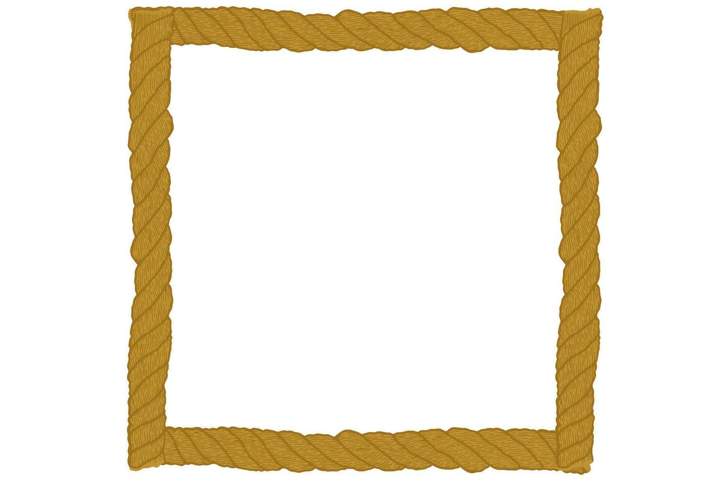 Ropes Border Vector