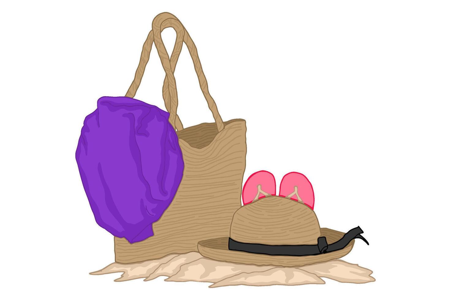 Summer Beach Item Vector