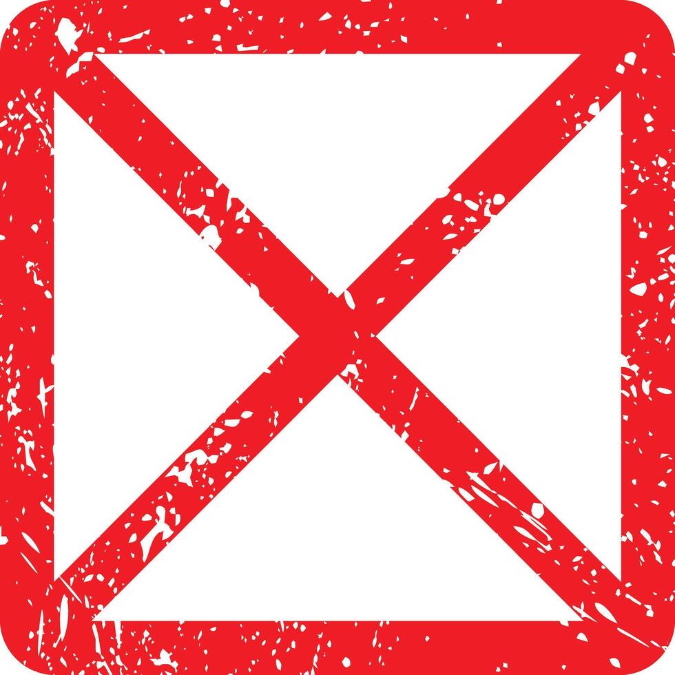 Prohibition or forbidden sign vector