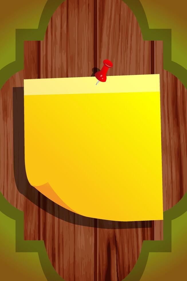 Creative and aesthetic blank pages of ripped paper. wooden background. colorful. vector