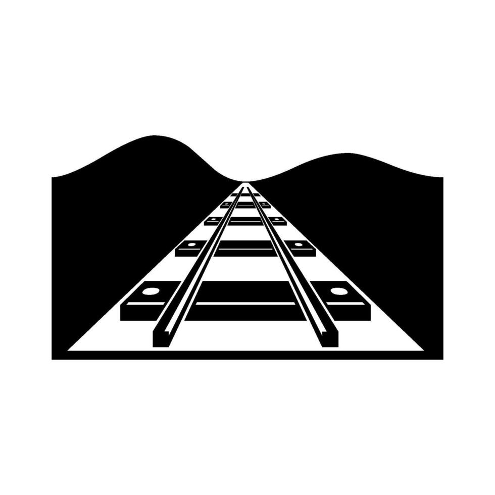 Train Track Vector