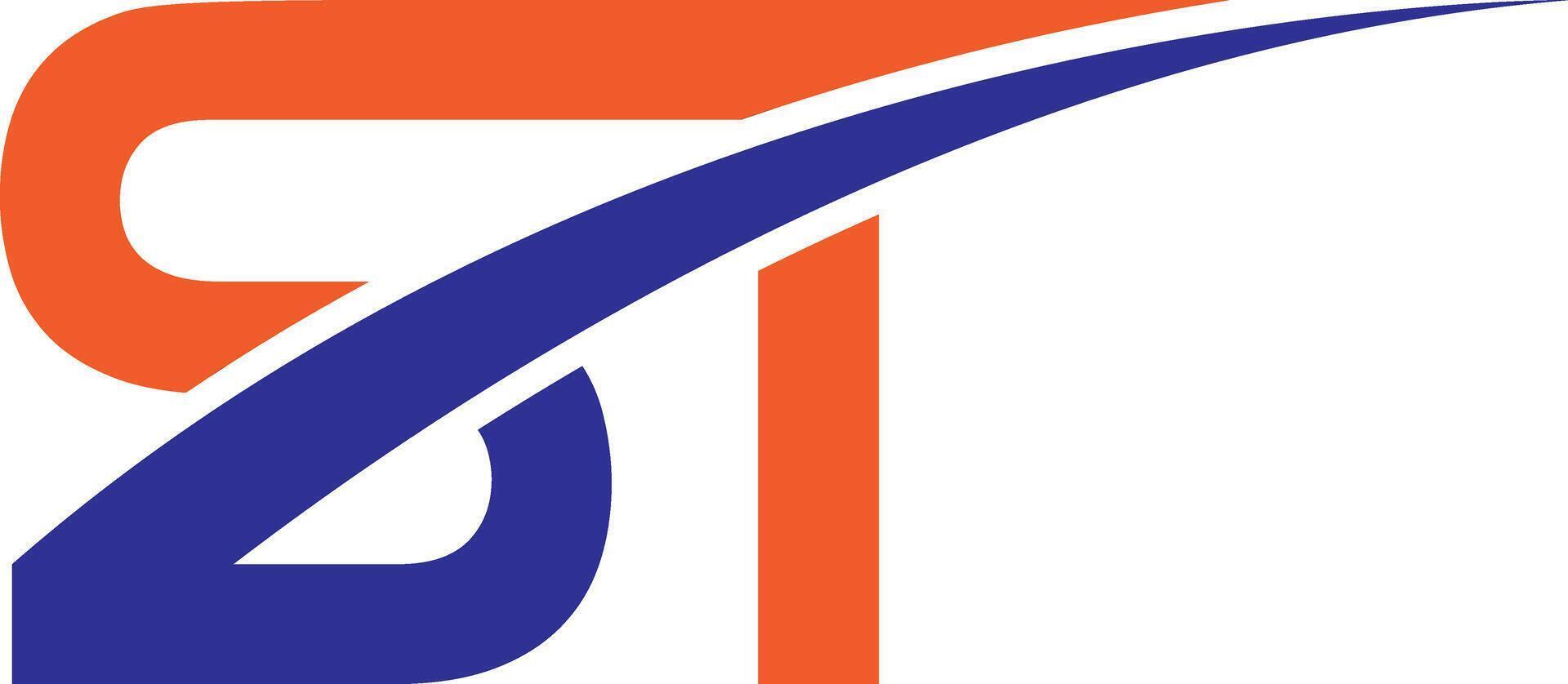 ST nice logo vector