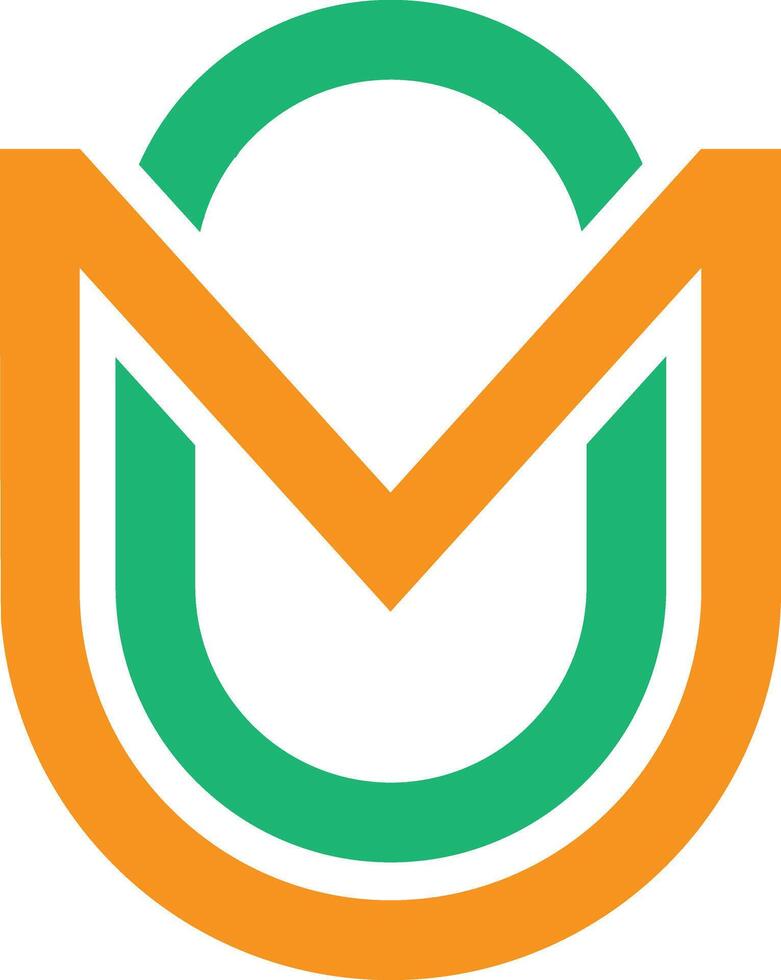 MO logo design vector
