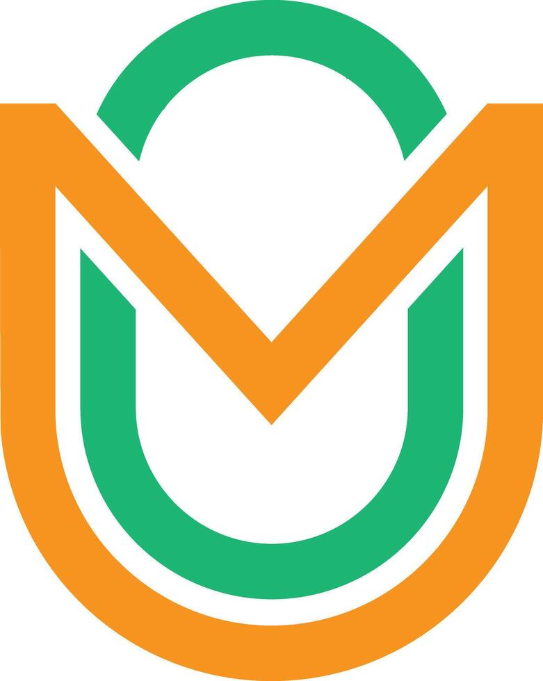 MO logo design vector