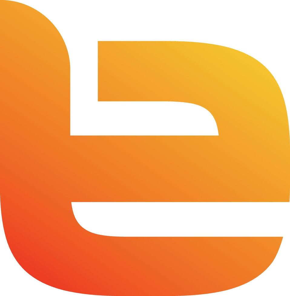 BE logo design vector