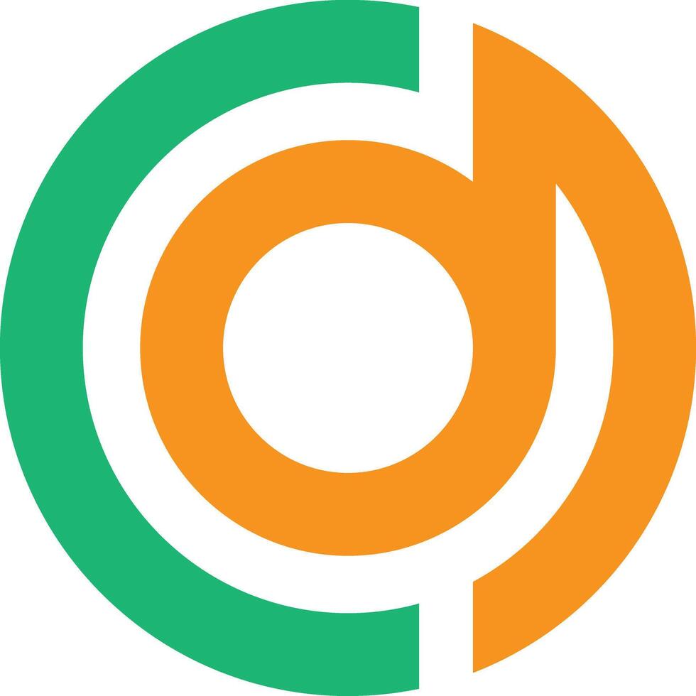 CD modern logo vector