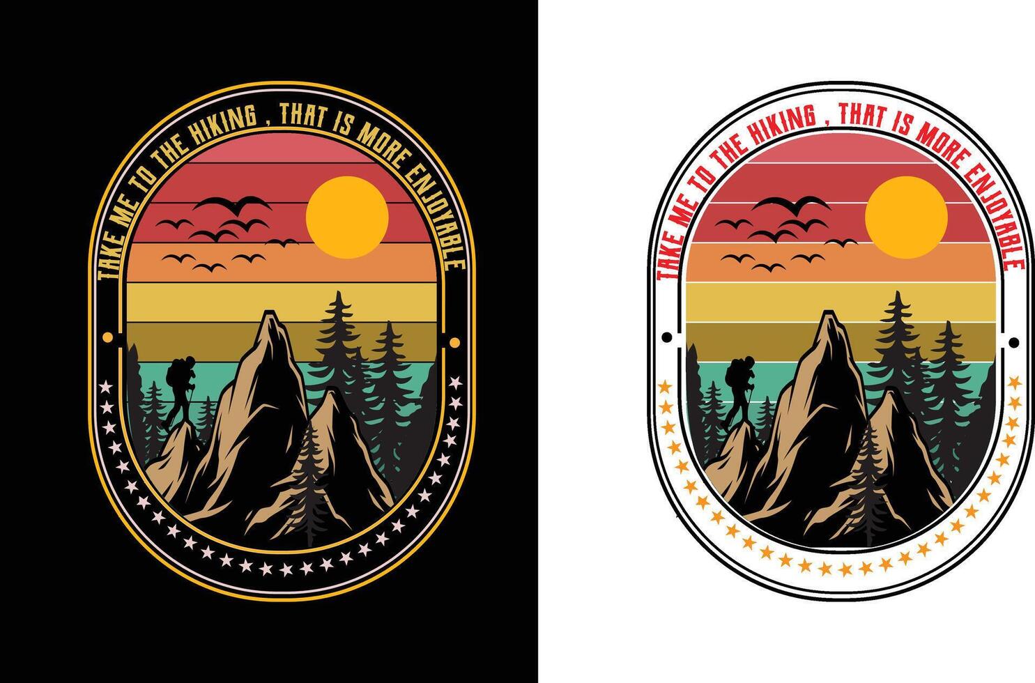 camping t shirt design vector