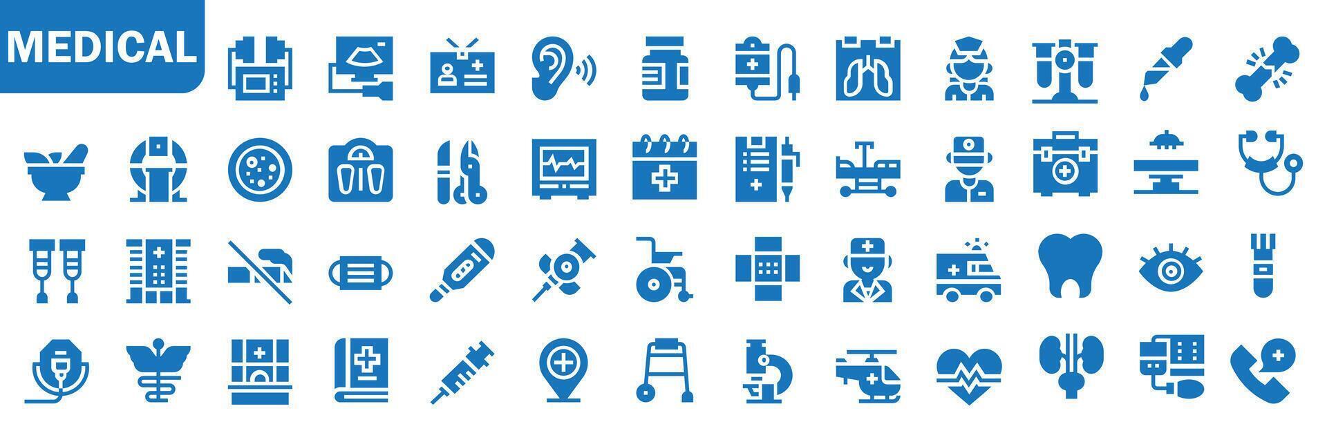 Collection of medical icons. Medicine and healthcare icons set. Collection of medical symbols. eps 10 vector