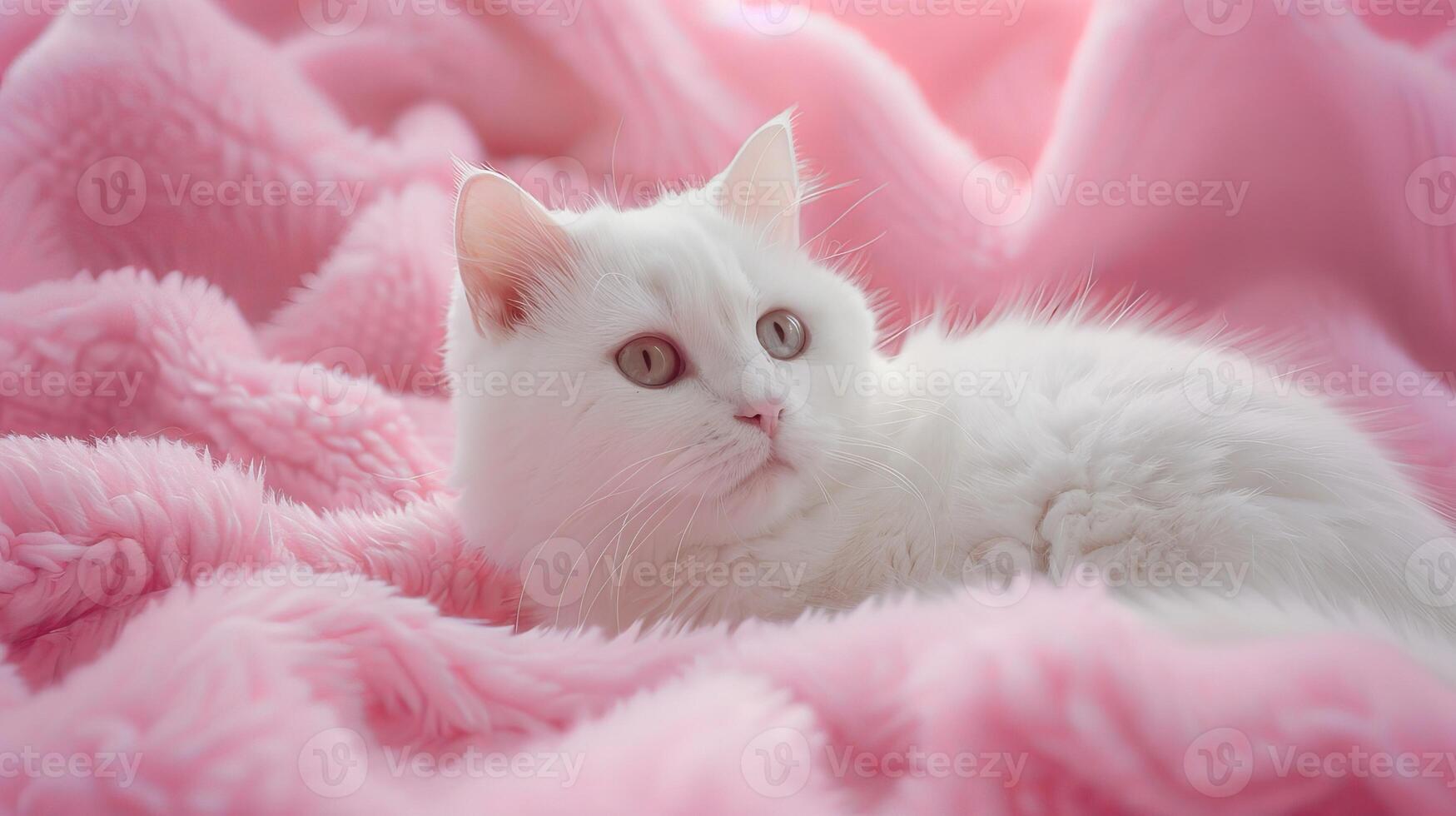 ai generado un gato en un pastel aislado antecedentes foto