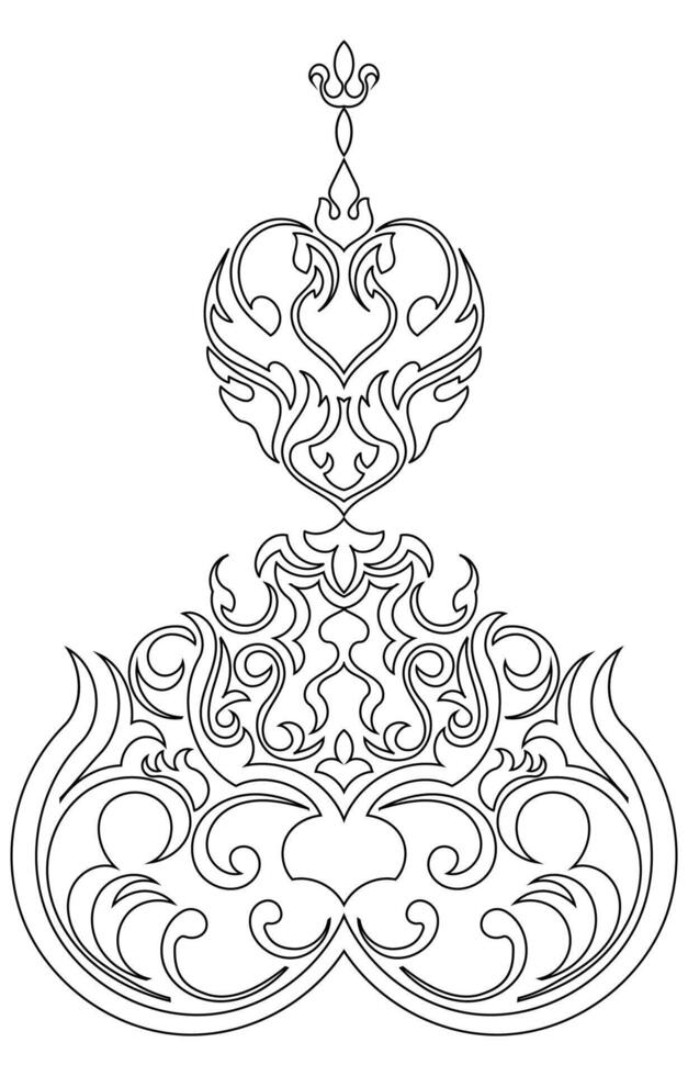 alfombra componentes negro rayas. alfombra oriental ornamento con floral motivos indio diseño elemento para alheña tatuaje, adulto colorante libro, saludo tarjeta, Boda invitación o spa belleza volantes. vector