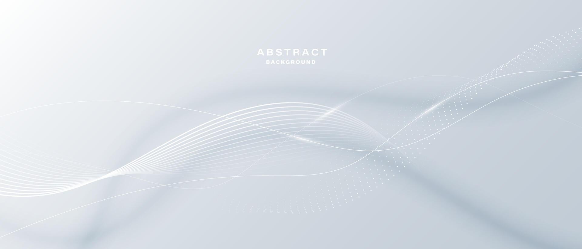 Modern abstract background with wavy lines. vector