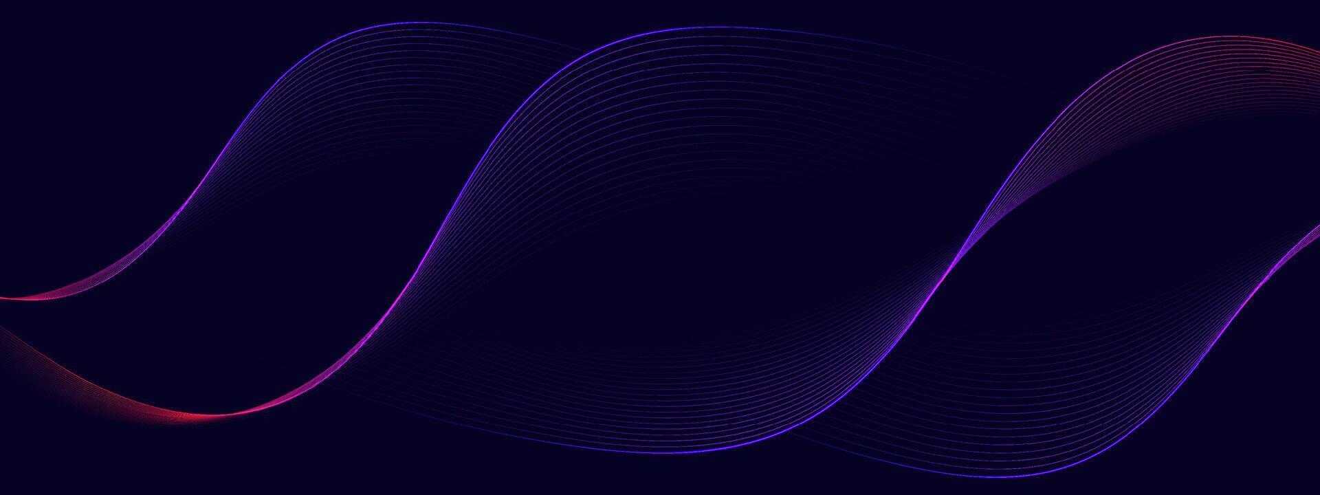 Abstract background with flowing lines. vector